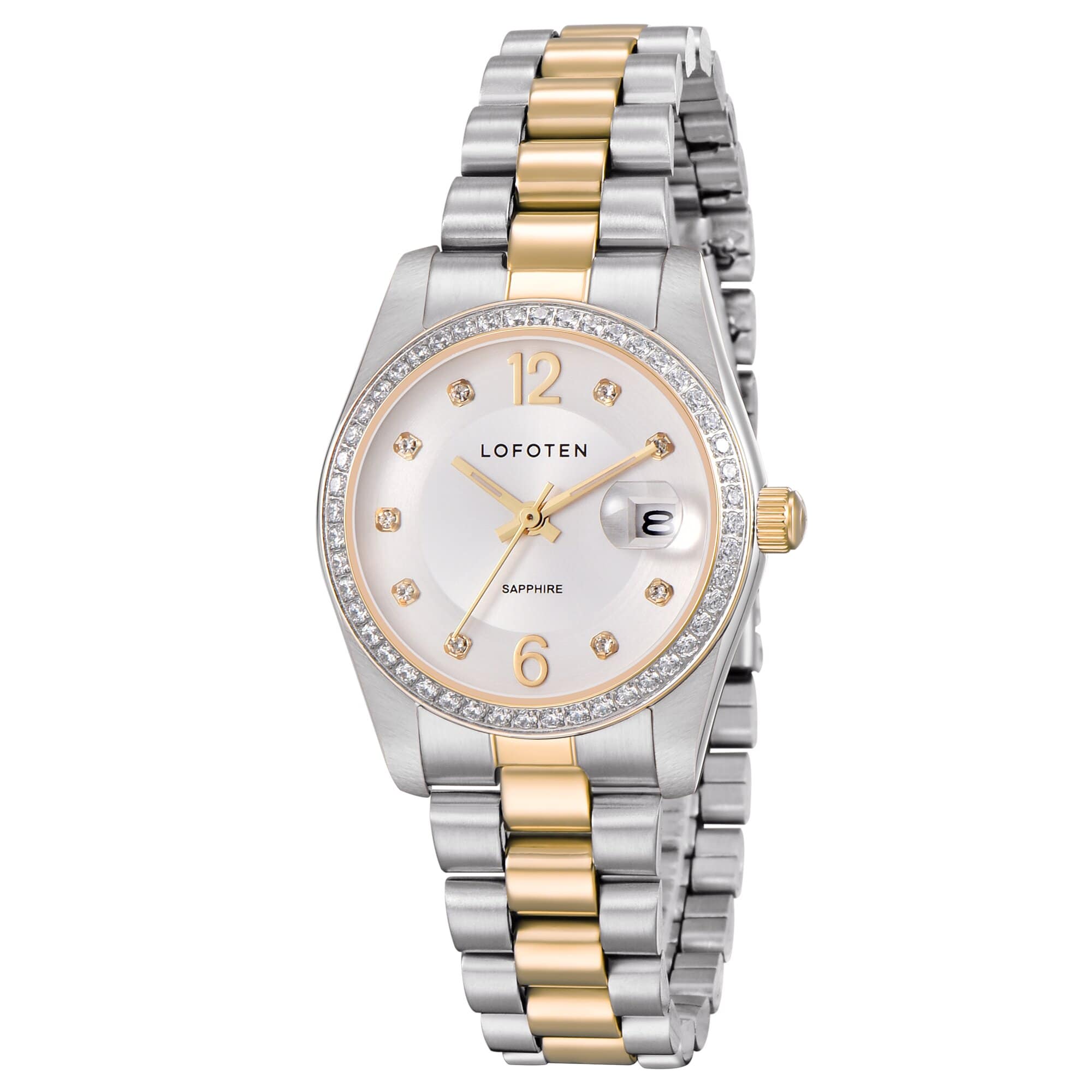 Lofoten Jam Tangan LOFOTEN 2323 Kaca Sapphire Stainless Original