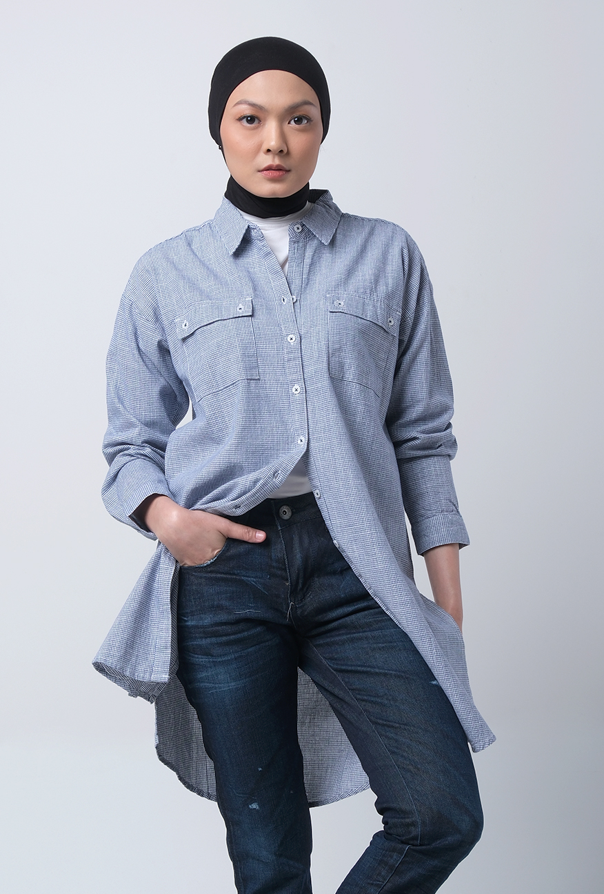 LOGO JEANS Kemeja Wanita Saverio