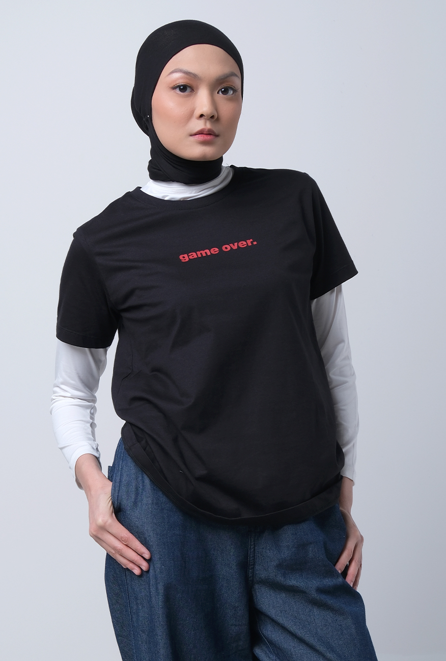 LOGO JEANS Kaos Wanita Queensha