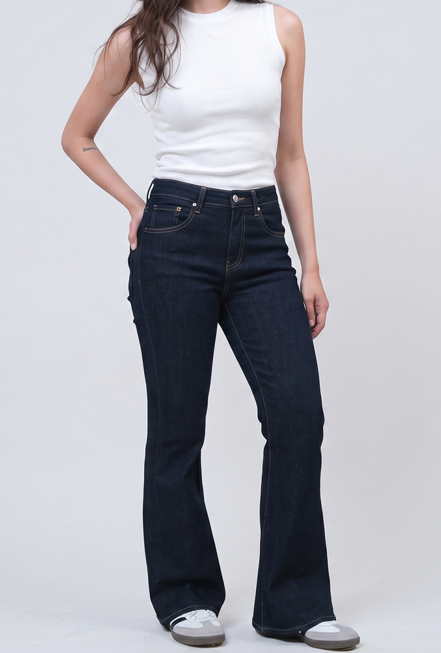 LOGO JEANS Celana Jeans Wanita Bootcut Hara