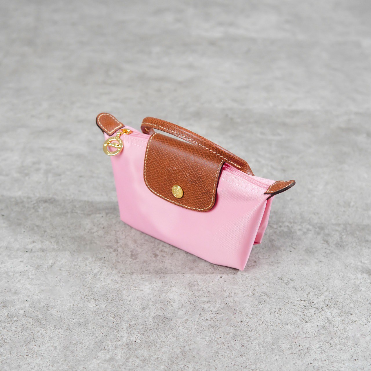 LONGCHAMP Tas LONGCHAMP LE PLIAGE ORIGINAL PINK GUIMAUVE BEAUTY CASE 100% ORIGINAL