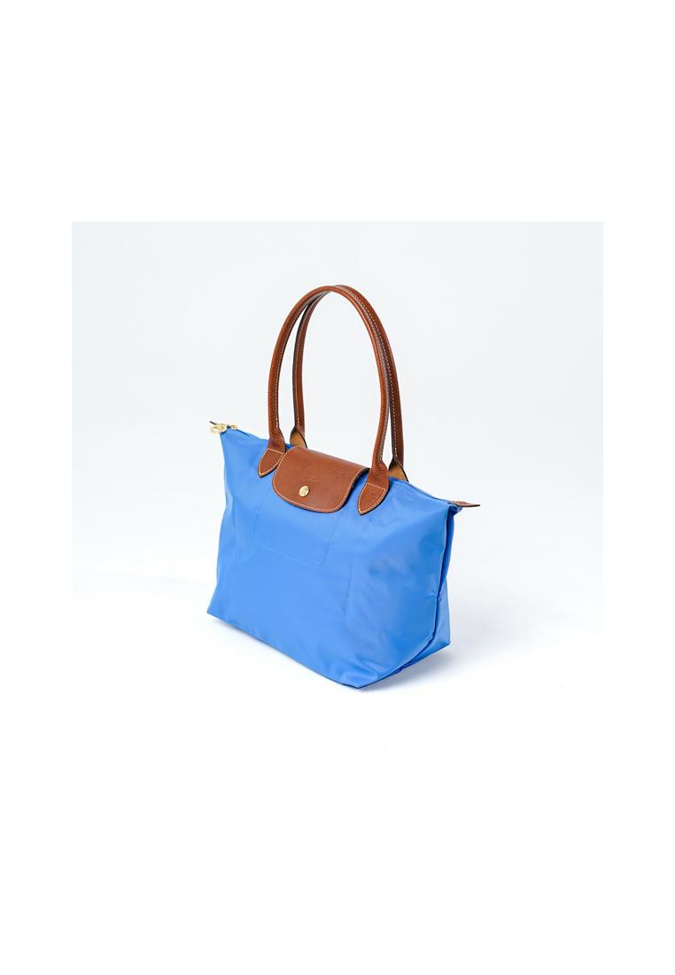 LONGCHAMP Tas LONGCHAMP LE PLIAGE COBALT BLUE LONG HANDLE TOTE BAG MEDIUM 100% ORIGINAL