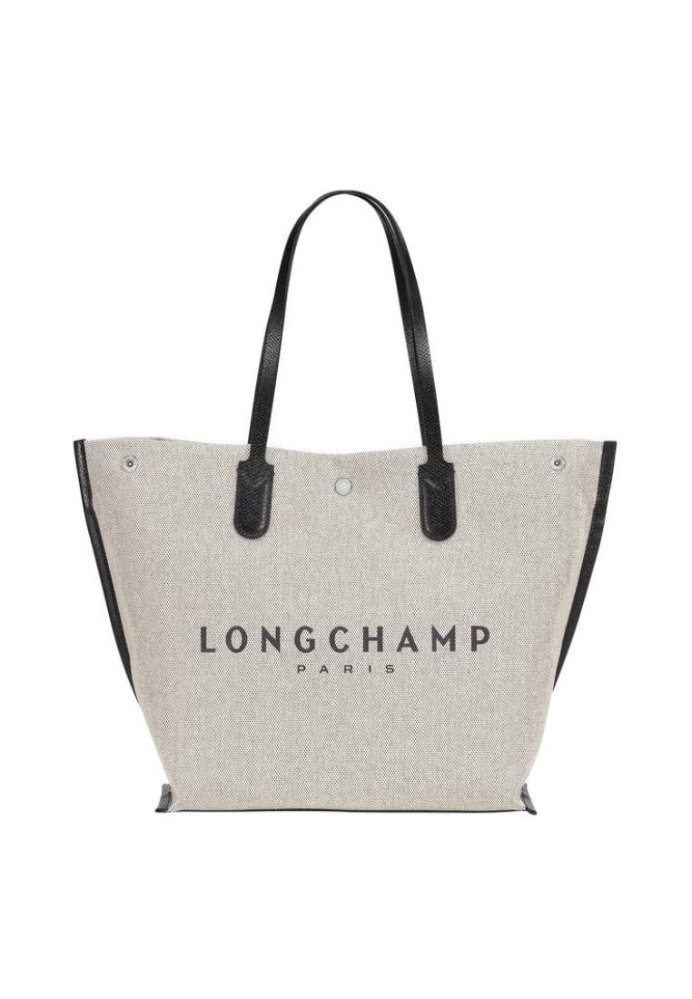 Longchamp Roseau Tote Bag L Ecru