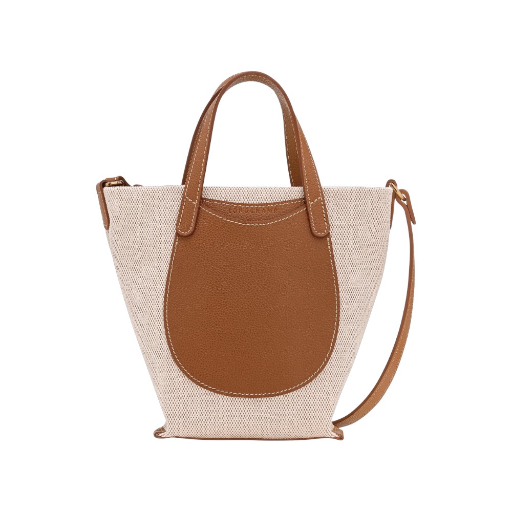 LONGCHAMP Complice Crossbody Bag Canvas Caramel