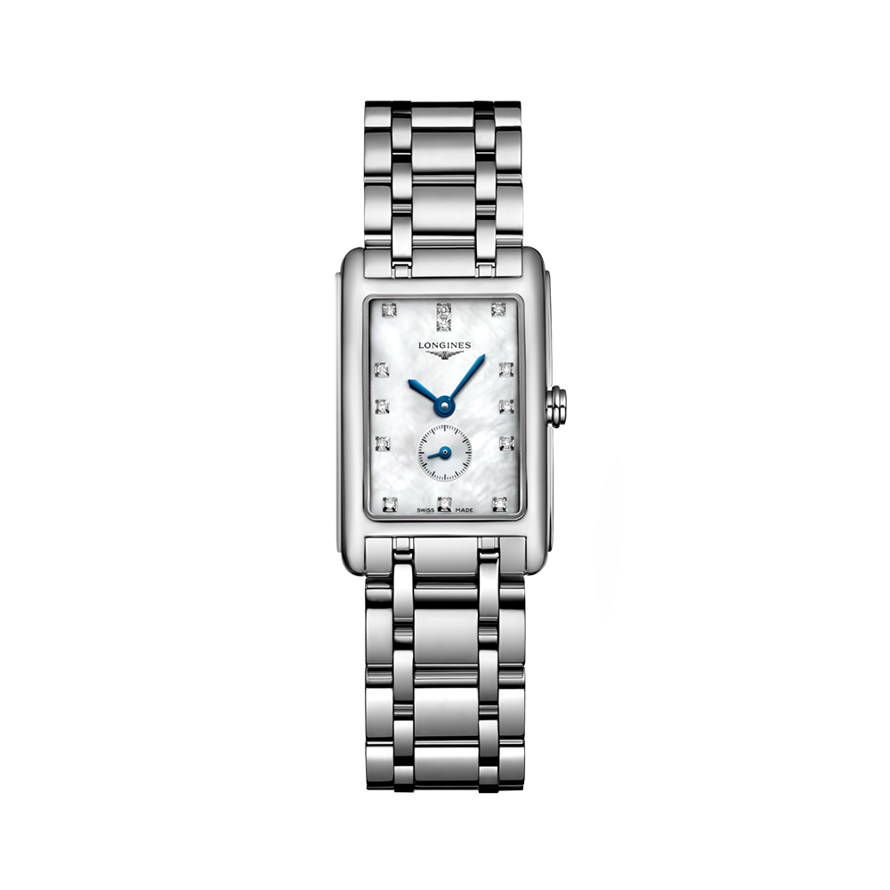 Longines Dolcevita 20 - L5.255.4.87.6 Mother of Pearl Diamond Steel Quartz