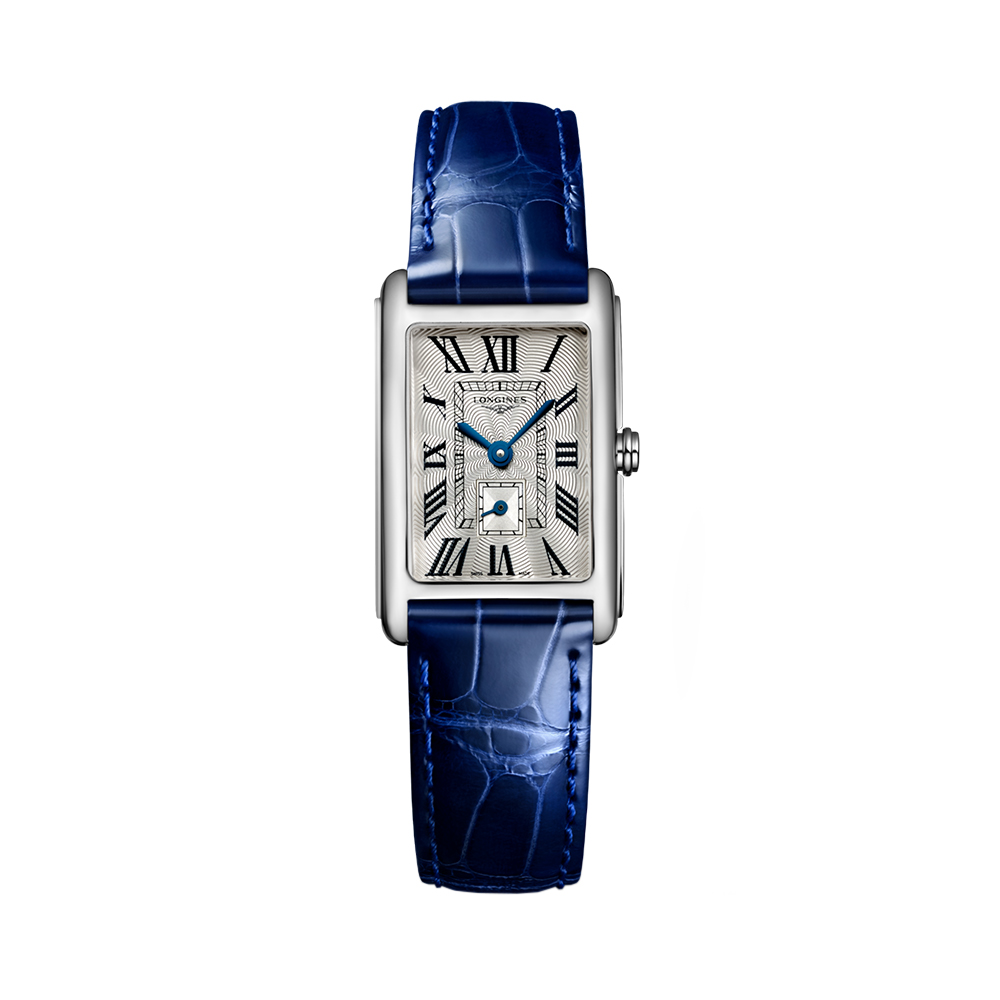Longines Dolcevita 20 - L5.255.4.71.7 Quartz Silver Flinque Blue Leather