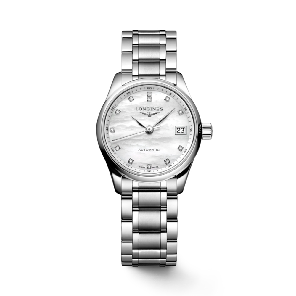 Longines Master Collection 25 - L2.128.4.87.6 Mother Of Pearl Automatic Steel Strap