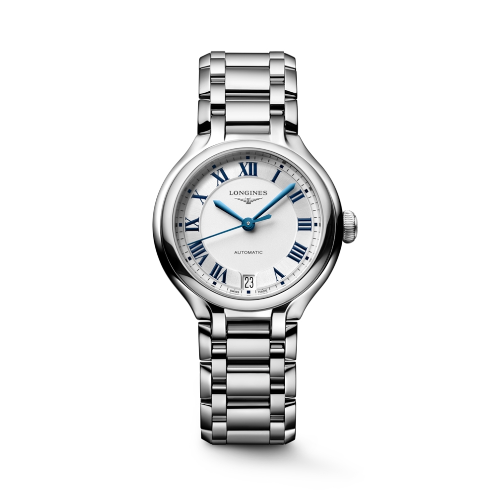 Longines Primaluna 34 - L8.124.4.71.6 Automatic Sunray Silver Steel