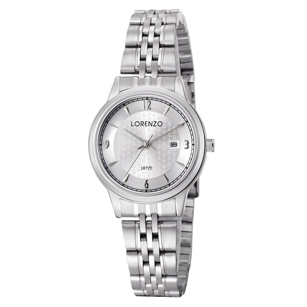 Lorenzo Jam Tangan Couple Lorenzo 5106 Pria Wanita Strainless Steel Original