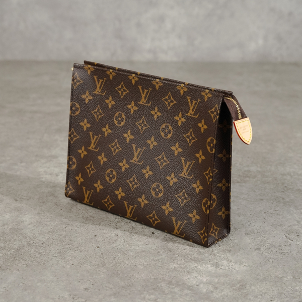 Louis Vuitton Tas LOUIS VUITTON LV ECLIPSE BROWN POCHETTE CLUTCH 100% ORIGINAL