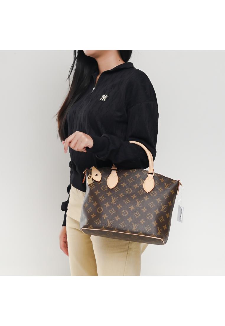 Louis Vuitton Tas LOUIS VUITTON LV LOCKIT PM ECLIPSE BROWN TOP HANDLE BAG 100% ORIGINAL
