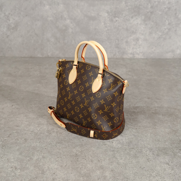 Louis Vuitton Tas LOUIS VUITTON LV LOCKIT PM ECLIPSE BROWN TOP HANDLE BAG 100% ORIGINAL