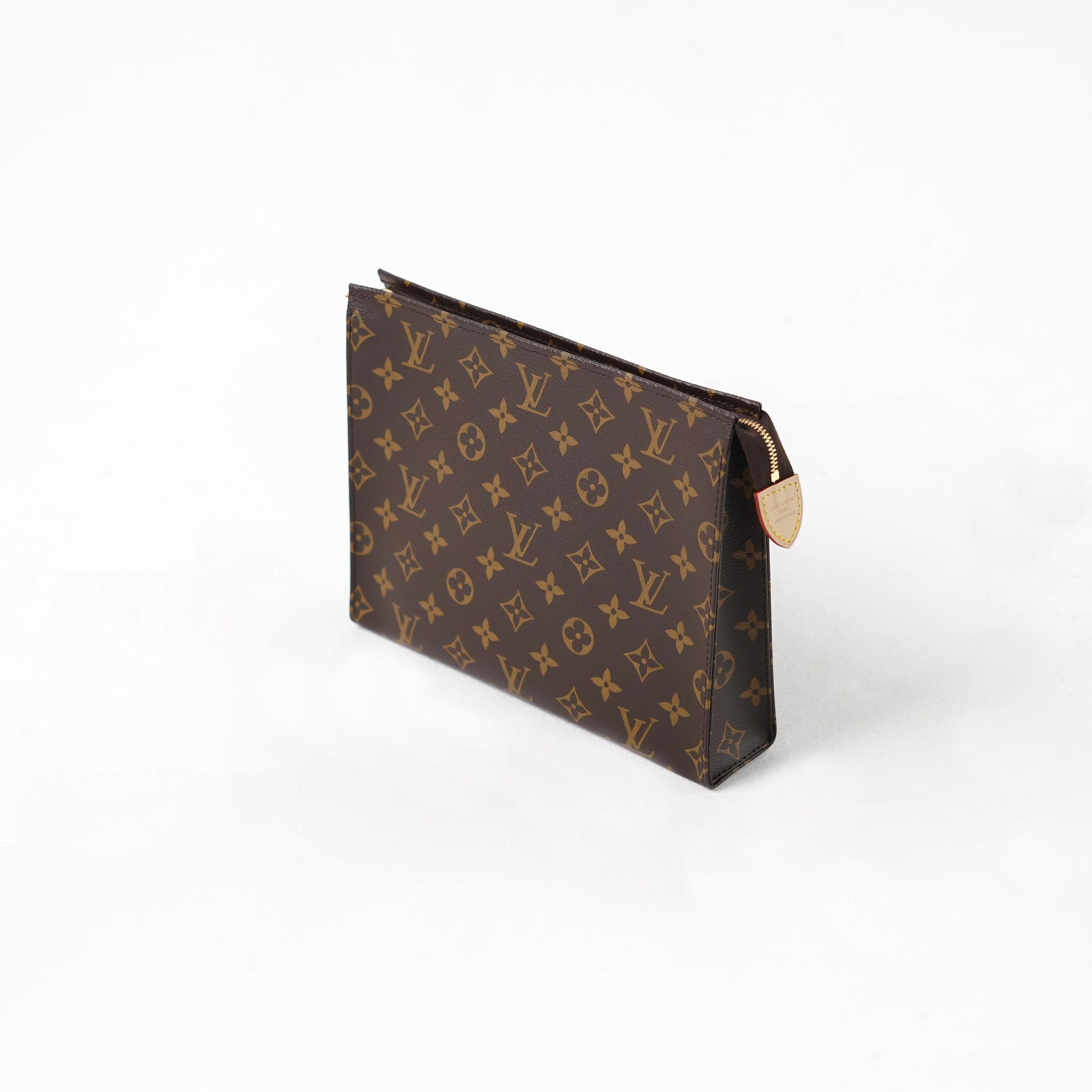 Louis Vuitton Tas LOUIS VUITTON LV ECLIPSE BROWN POCHETTE CLUTCH 100% ORIGINAL