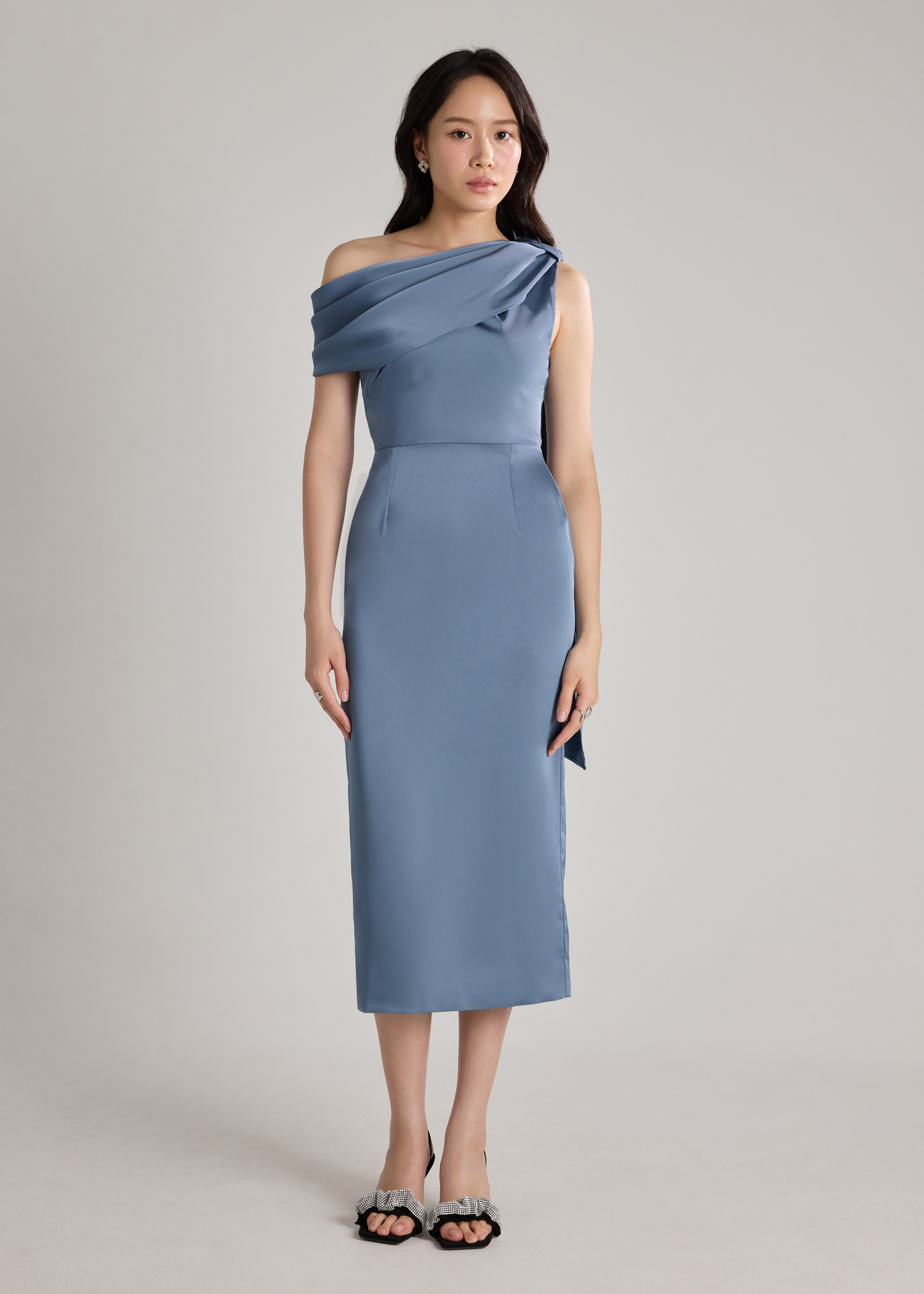 Love, Bonito Dress Wanita - Eyka Multi-way Satin Column Dress