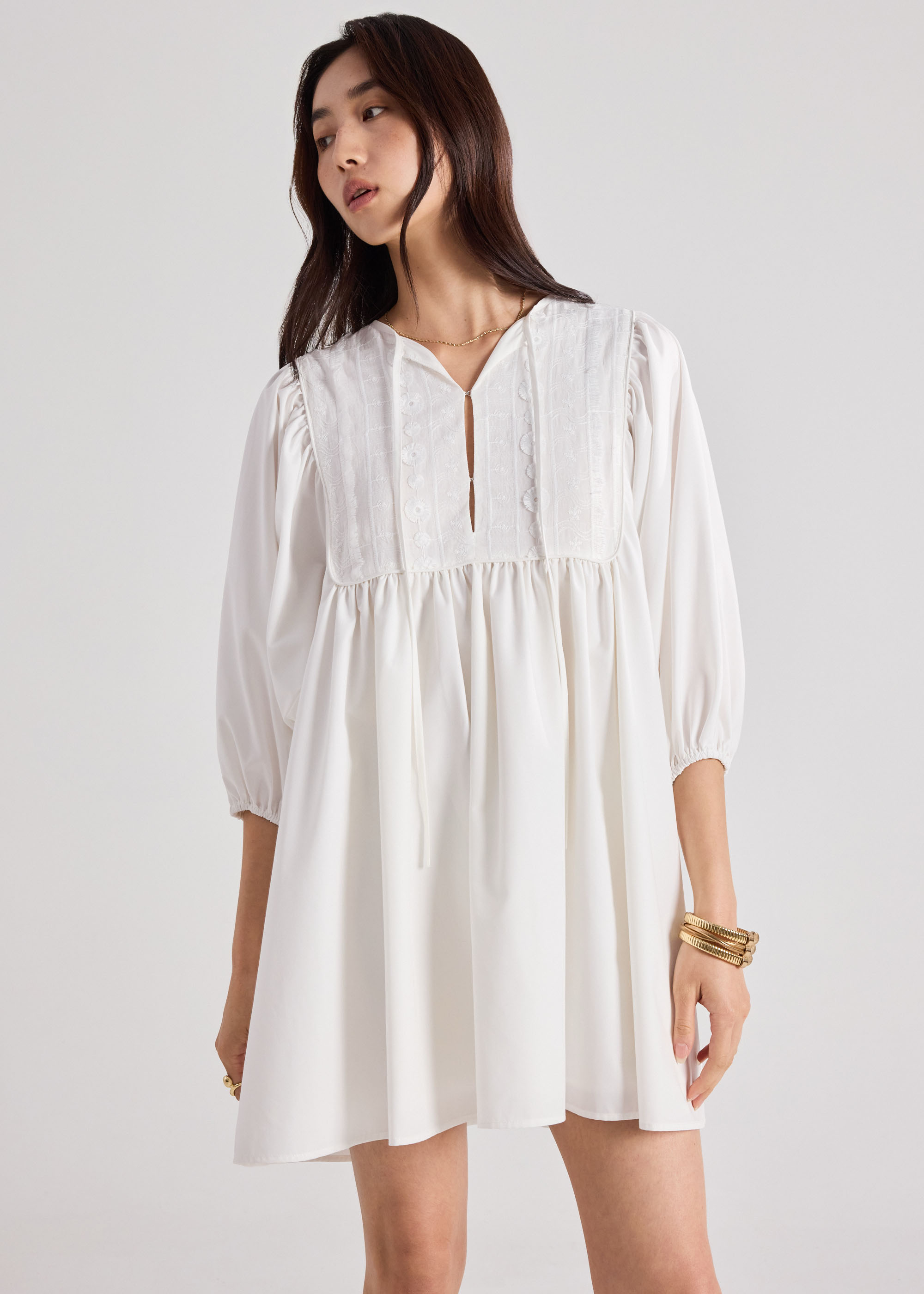 Love, Bonito Dress Wanita - Poplin Babydoll Dress