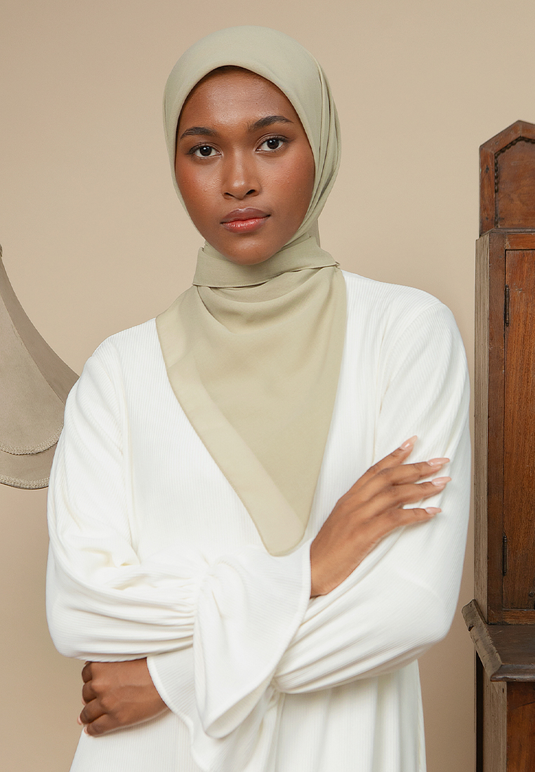 Lozy Hijab Nala Voal Square Matcha