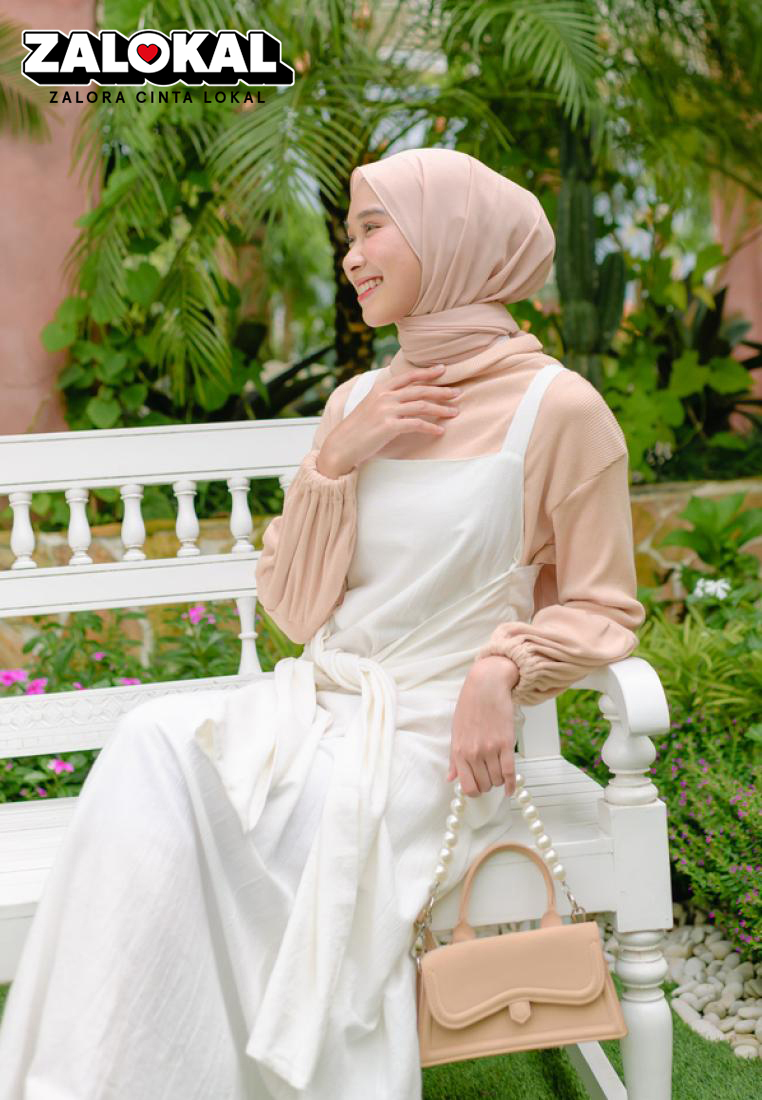 Lozy Hijab Laluna Dress Broken White