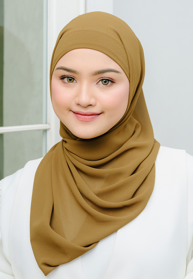 Lozy Hijab Araa Shawl Zaitun