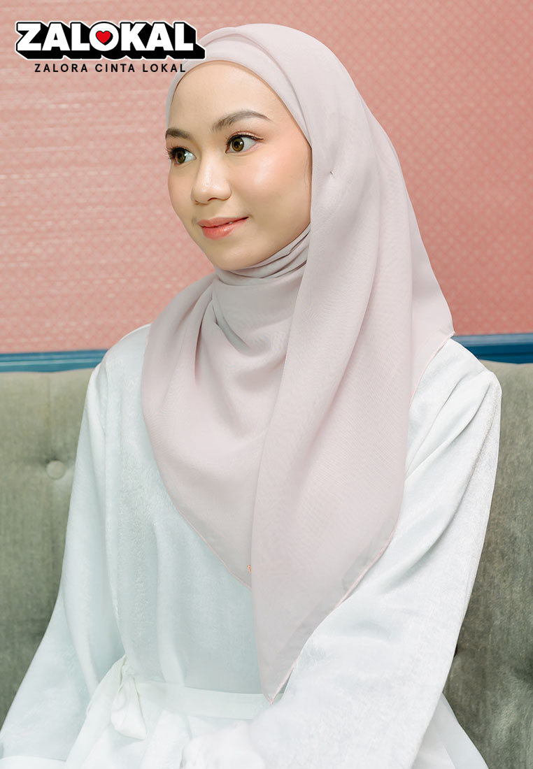 Lozy Hijab Kirana Paris Plain Japan Purple Blush