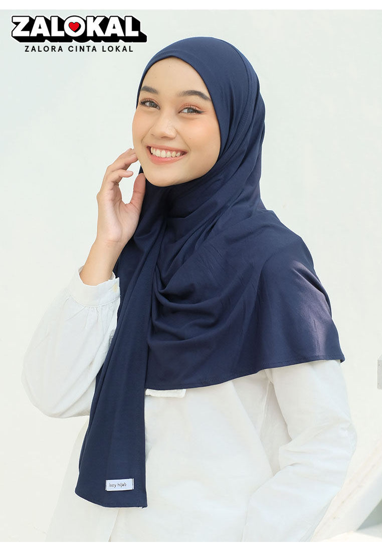 Lozy Hijab Taqira Instan (Hijab Instan Rayon) Navy