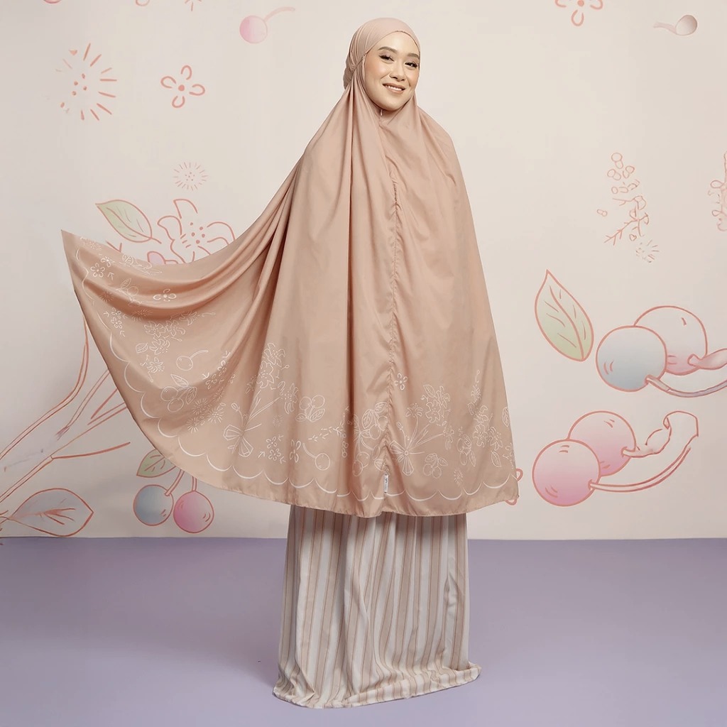Lozy Hijab Shadira Prayer Set Peanut