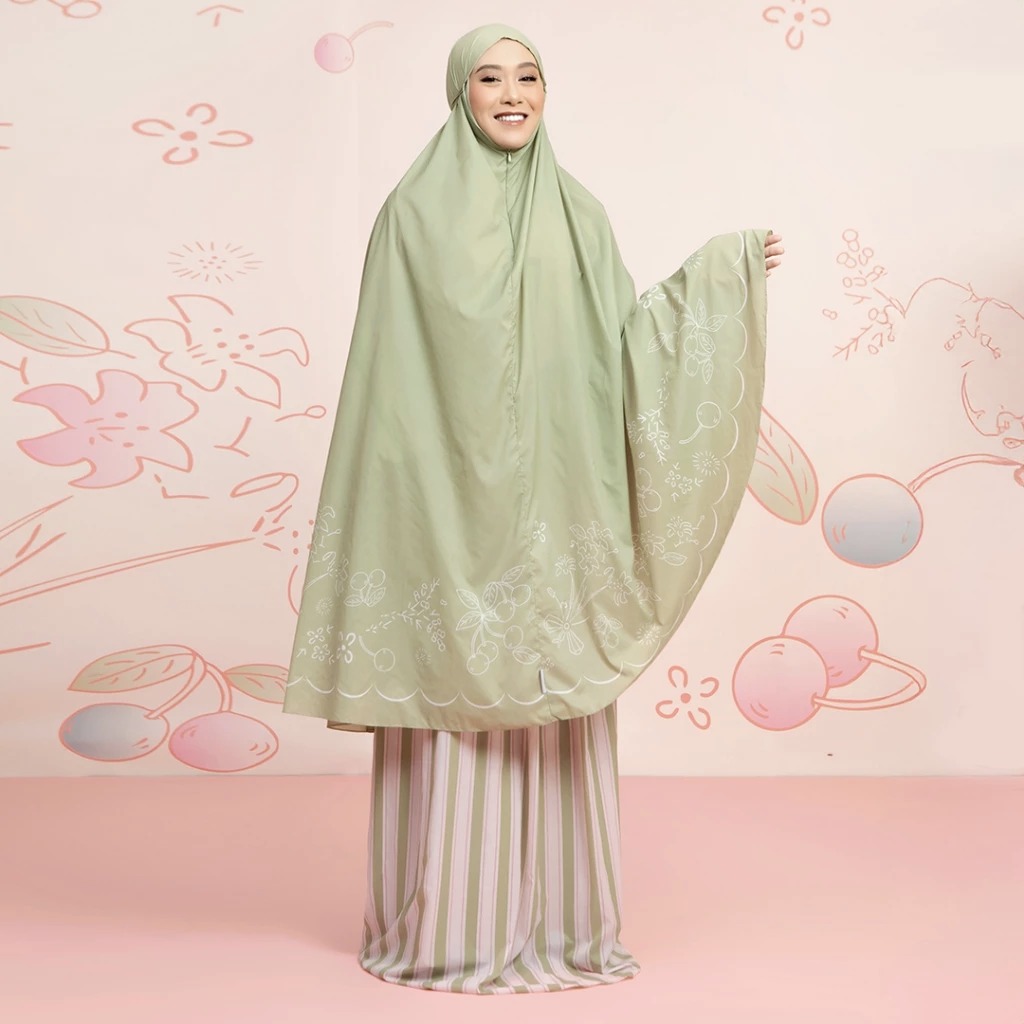 Lozy Hijab Shadira Prayer Set Matcha
