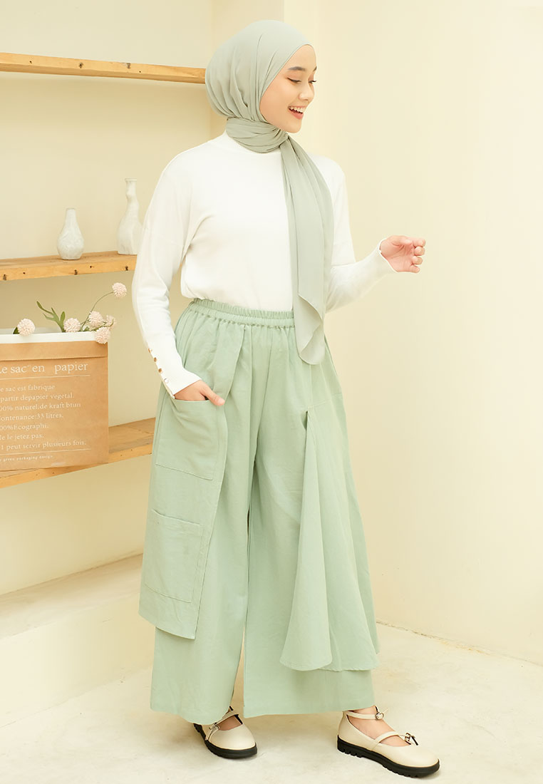 Lozy Hijab Meelva Pants Green Mint