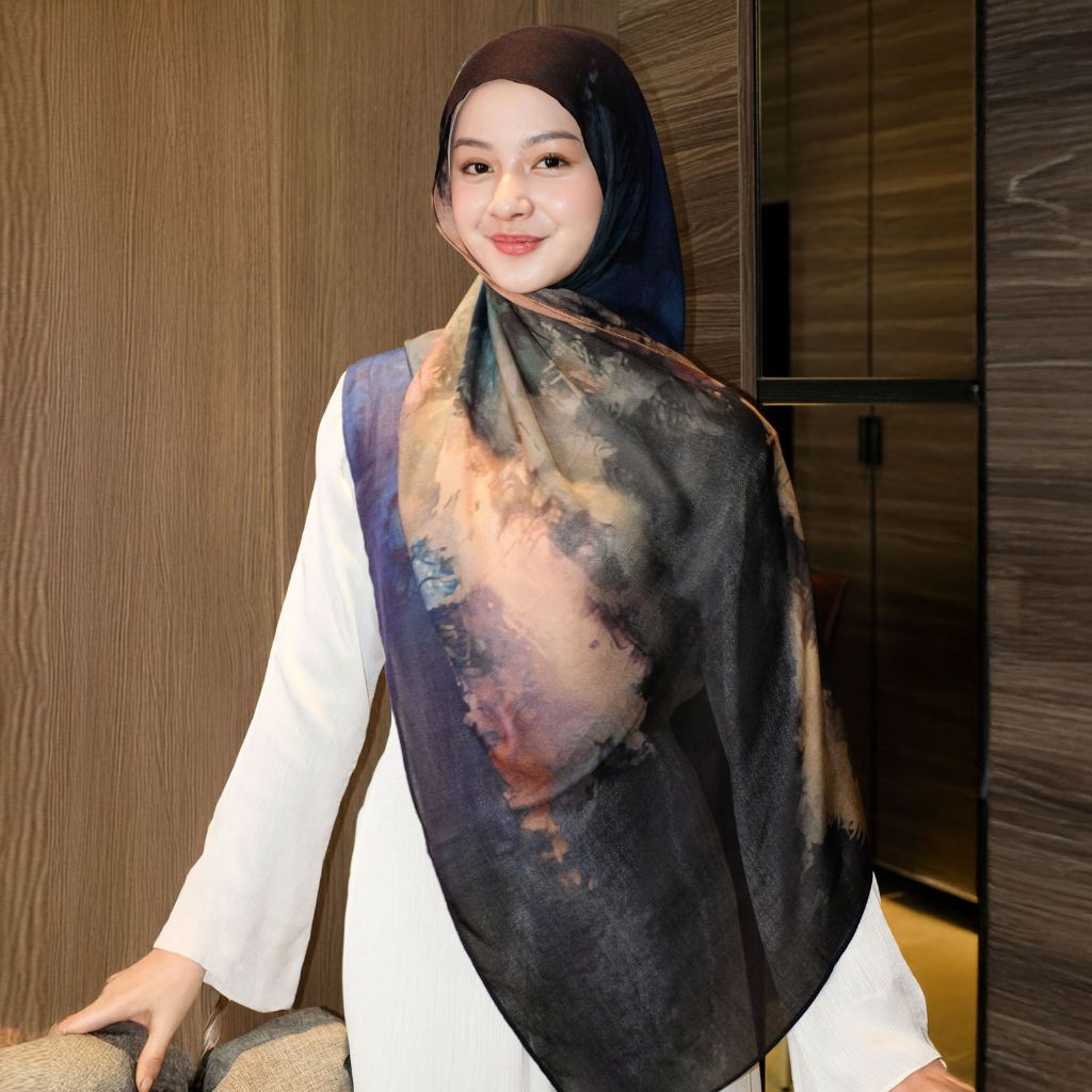 Lozy Hijab Viscose Printed Modal Zupiter
