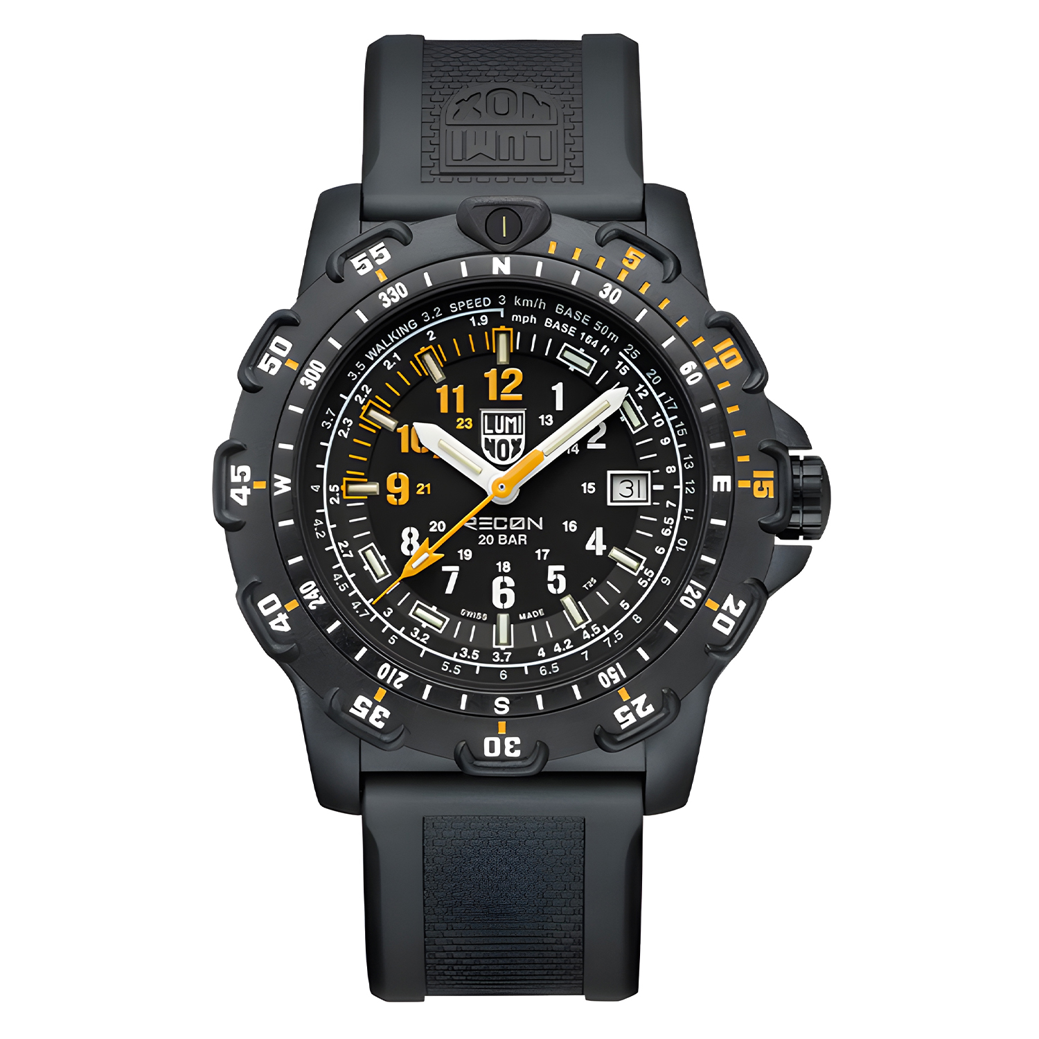 Luminox 8825.H.SET, RECON Point Man 8820 Series Heritage Wristwatch - Jam Tangan Pria Carbon Case -