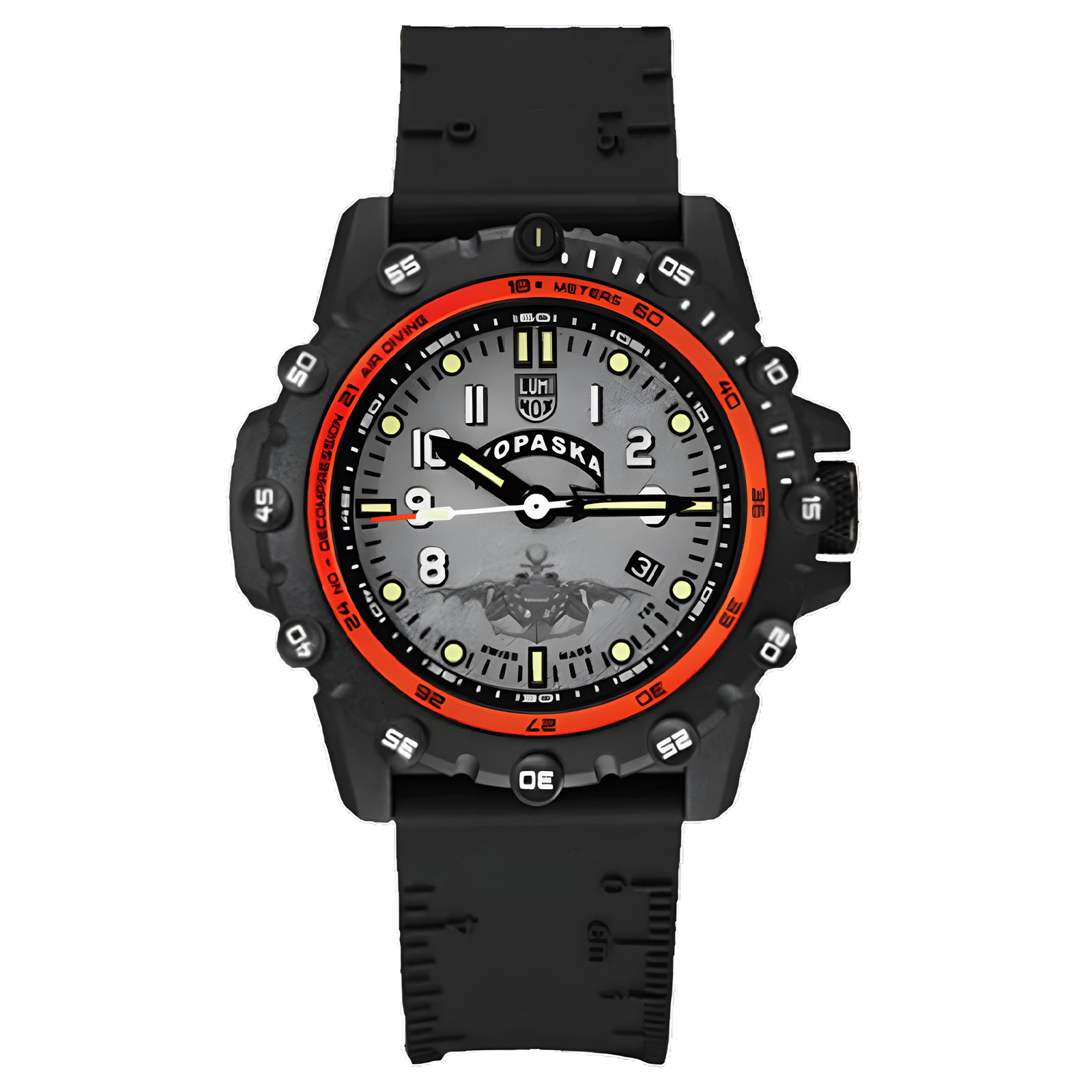 Luminox 3301.KOPASKA, Komando Pasukan Katak Limited Edition, 46 mm, Rubber Strap