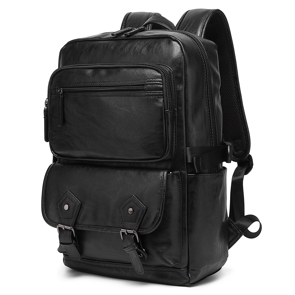 Luminox Tas Ransel Kasual Kulit PVC Sintetis IEG - Tas Ransel Pria Wanita Unisex - Backpack Daypack