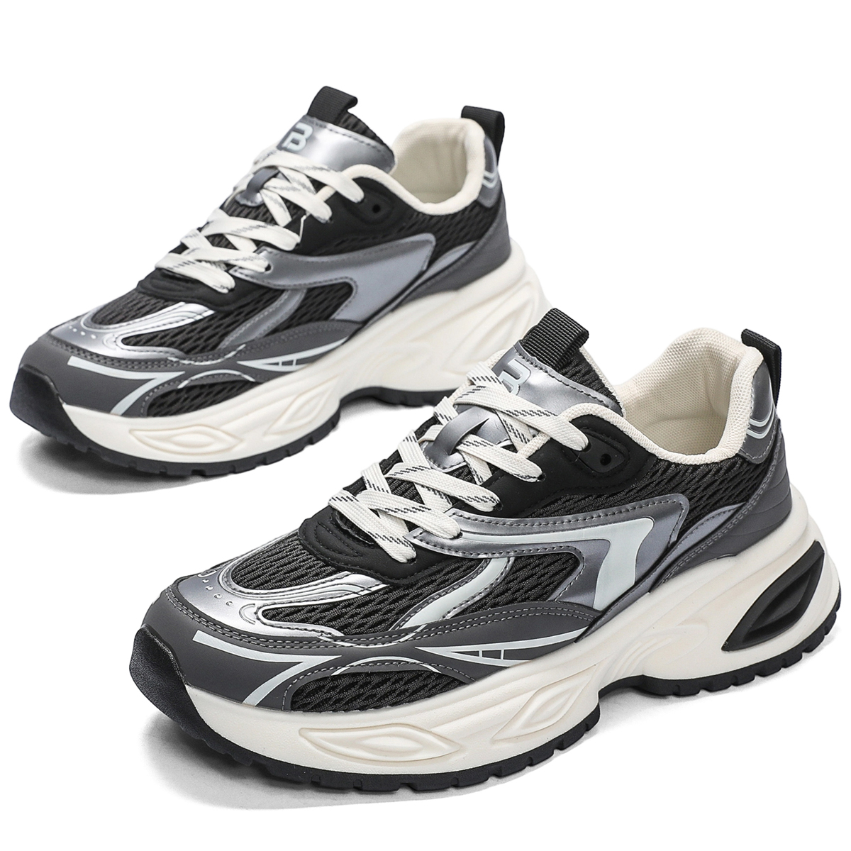 LURAD Sneakers Cowok Sporty Olahraga Running Sepatu Pria Gym QNR36