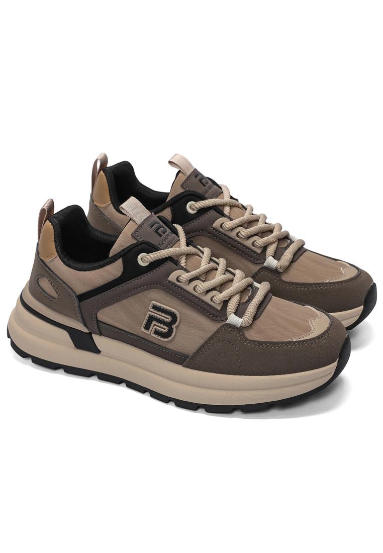 LURAD Sepatu Cowok Kasual Sol Tebal Sneakers Pria Kasual QNG913