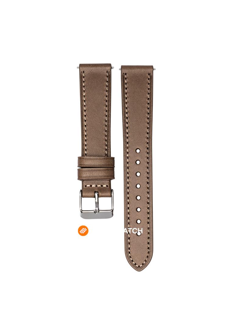 Machtwatch Tali / Tempo Classico Collection Segno Leather Strap 18mm - Grigio Tortora (Grey Taupe)