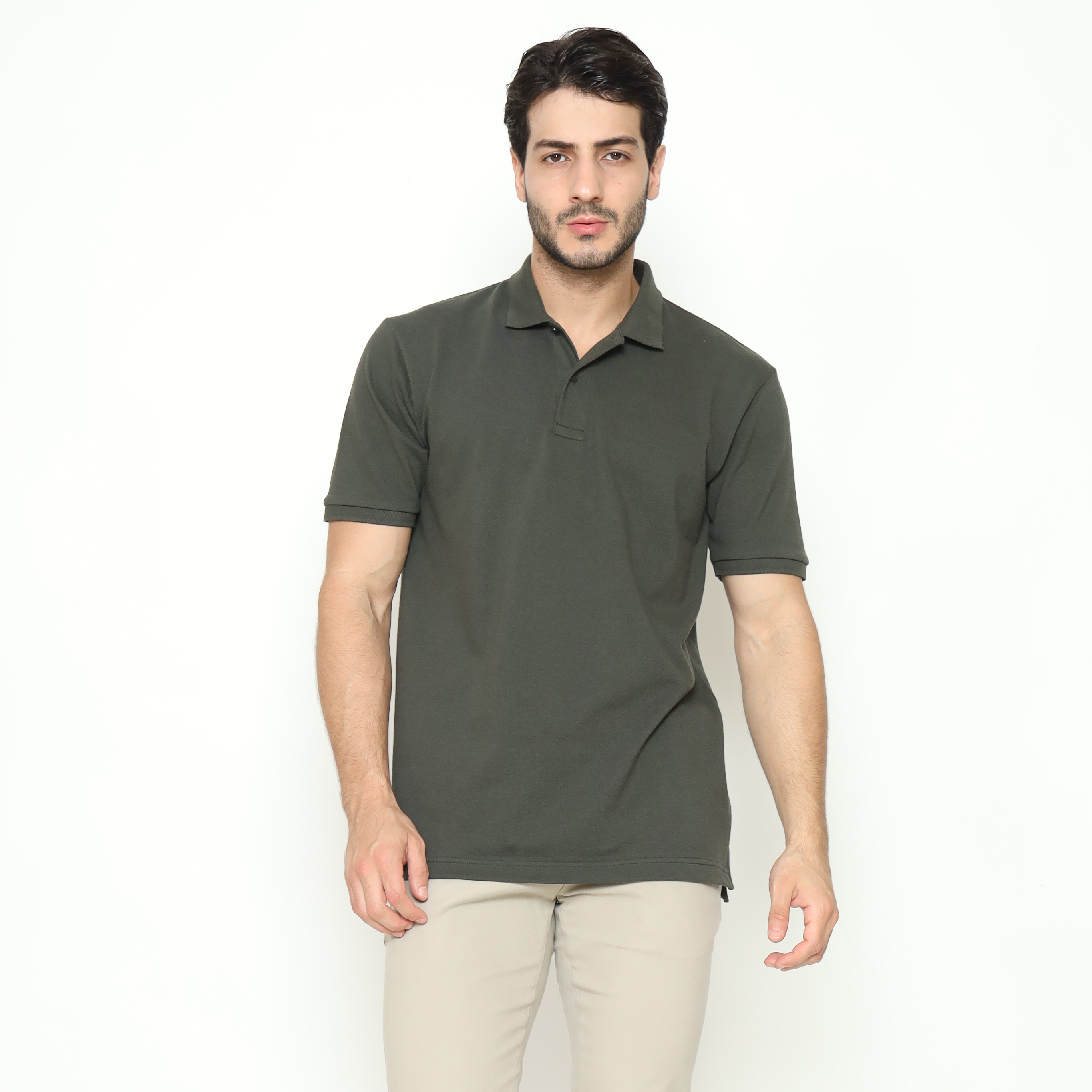 MAGINOT POLO SHIRT PRIA ARMY