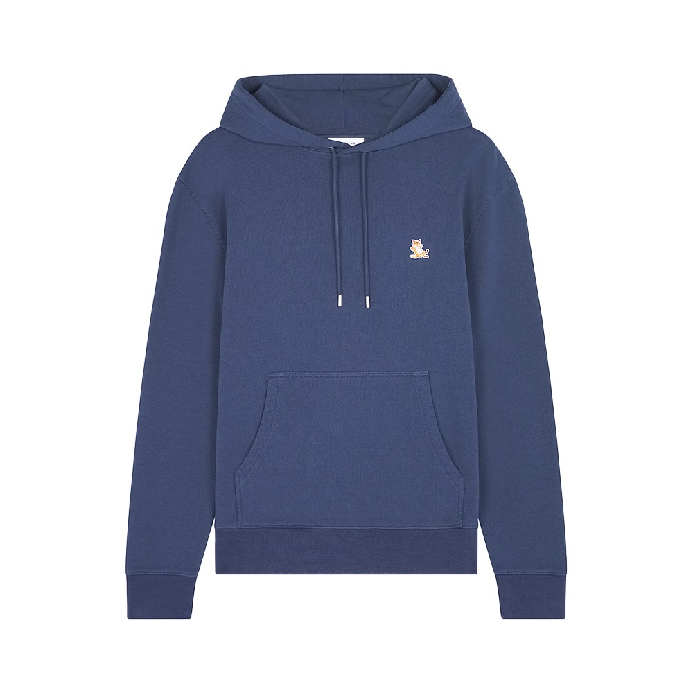 Maison Kitsune Chillax Patch Regular Hoodie Eclipse Blue