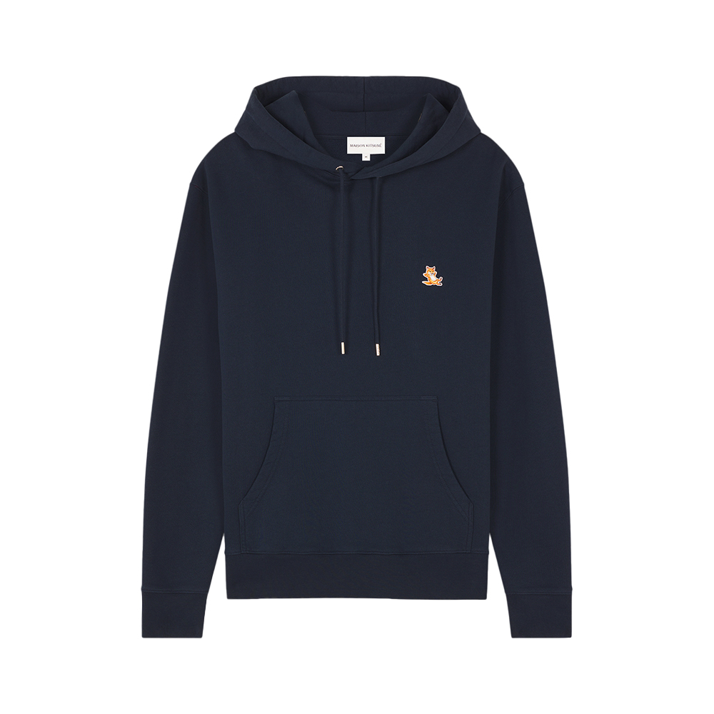 Maison Kitsune Chillax Patch Regular Hoodie Ink Blue