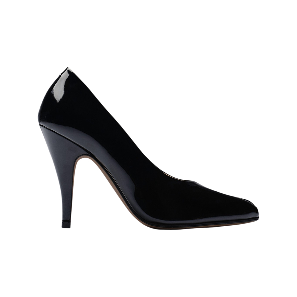 Maison Margiela [5.5UPER DEALS] Tabi Patent Pointed Pumps Black