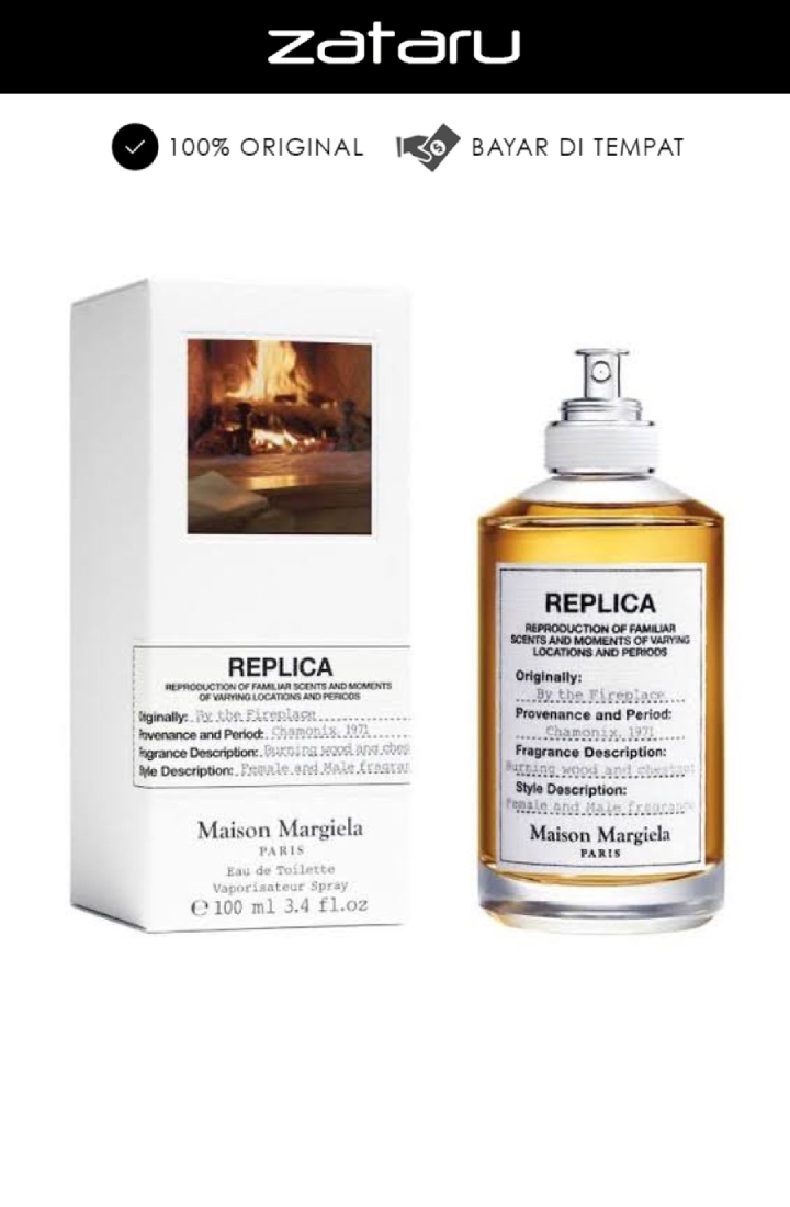 Maison Margiela Replica By The Fireplace Unisex EDT - 100 ML (Parfum Unisex)