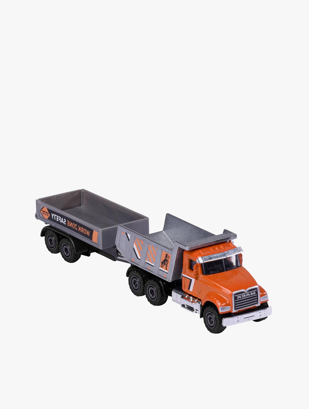 MAJORETTE CITY TRAILER MACK GRANITE WITH DUMPER TRUCK