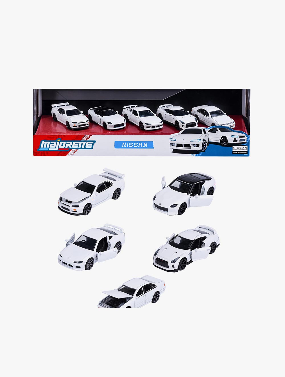 MAJORETTE NISSAN 5 PIECES GIFTPACK