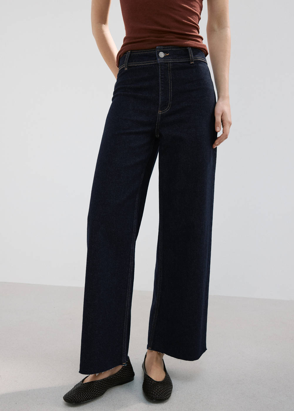 Mango Jeans high-rise kulot Catherin