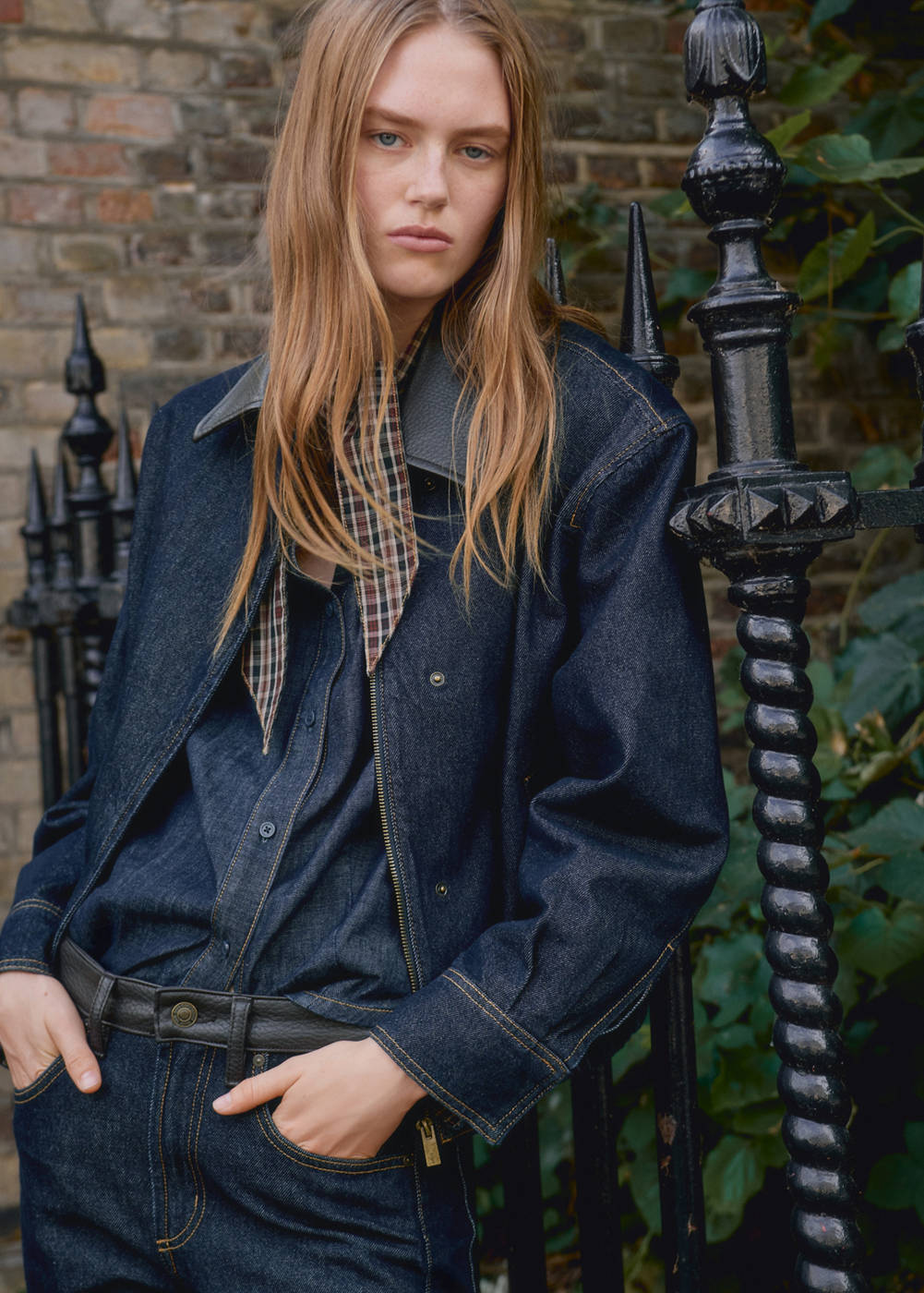 Mango Jaket bomber denim