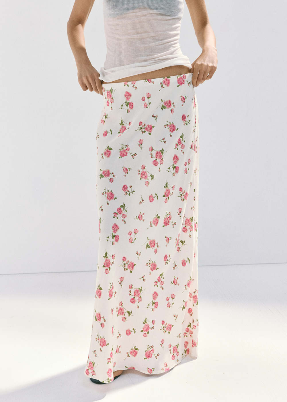 Mango Rok maxi motif bunga