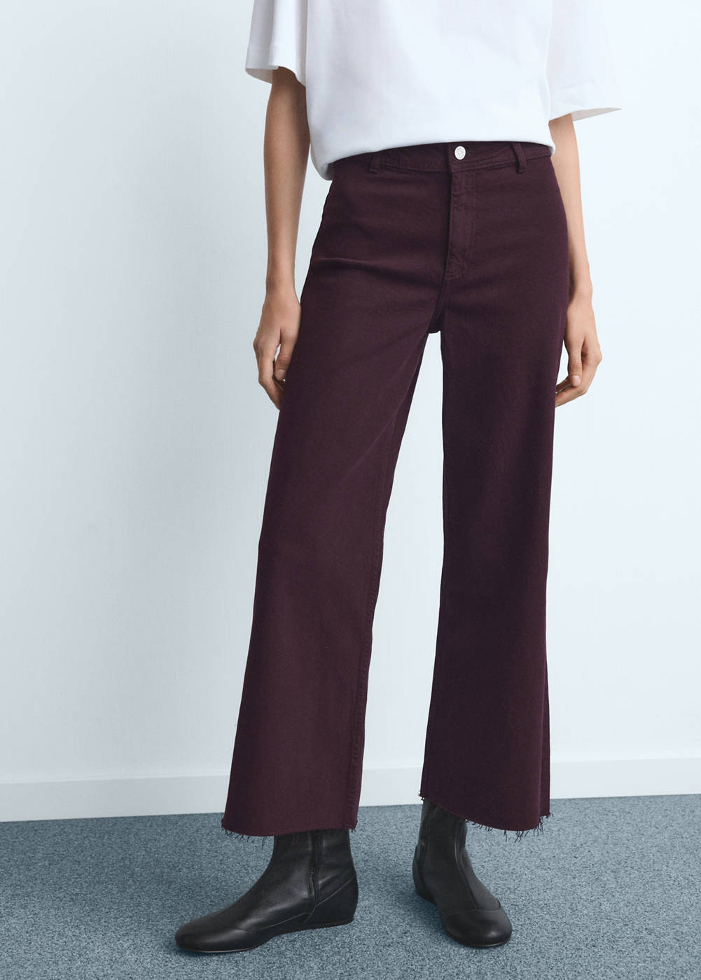 Mango Jeans high-rise kulot Catherin