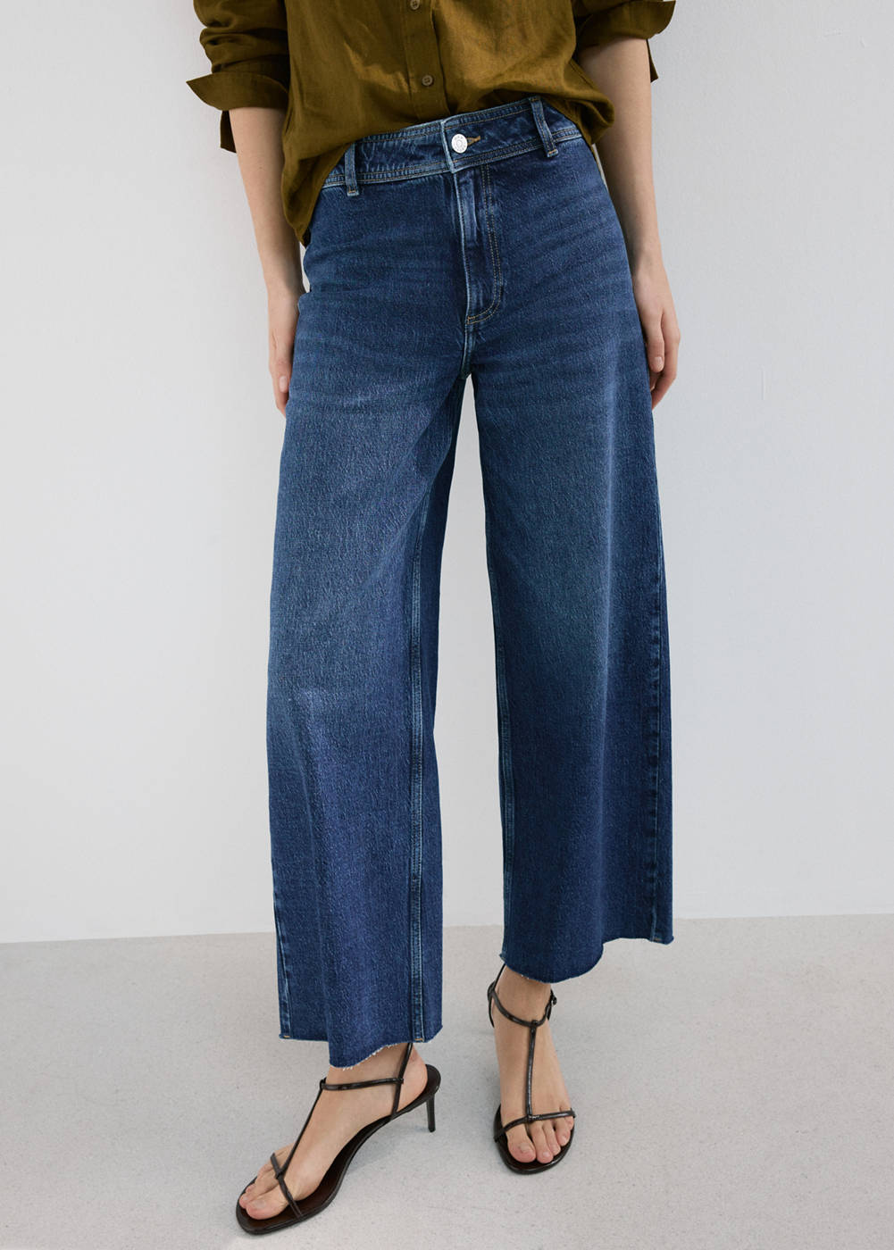 Mango Jeans high-rise kulot Catherin