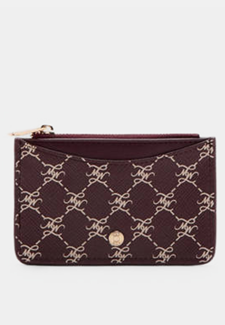 Mango Logo Zip Card Holder