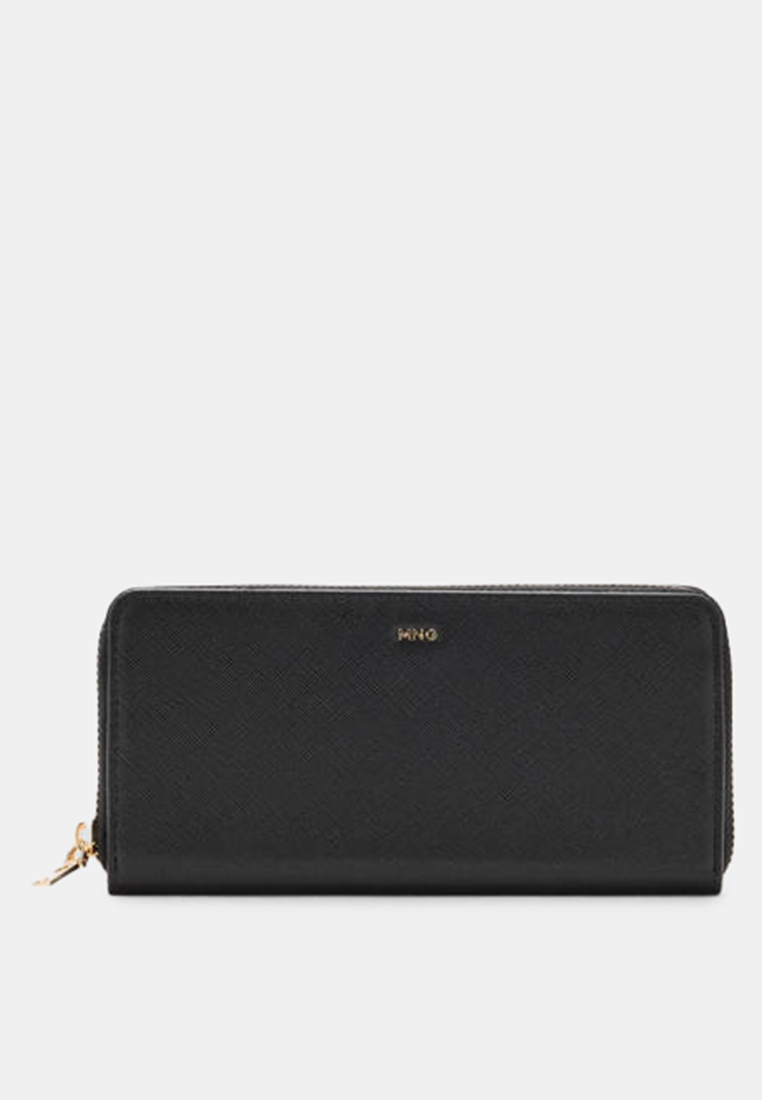 Mango Saffiano-Effect Wallet