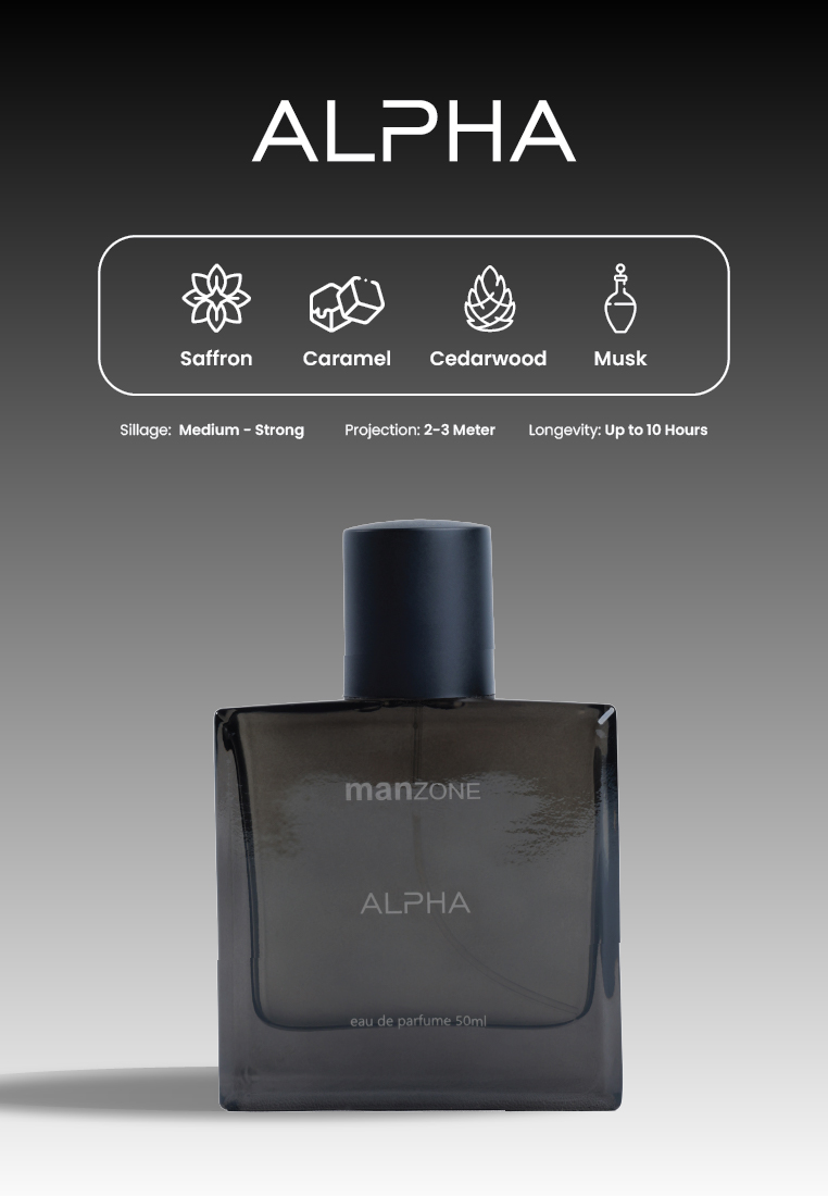 MANZONE - Parfum (EDP) Alpha 50ml - Blue
