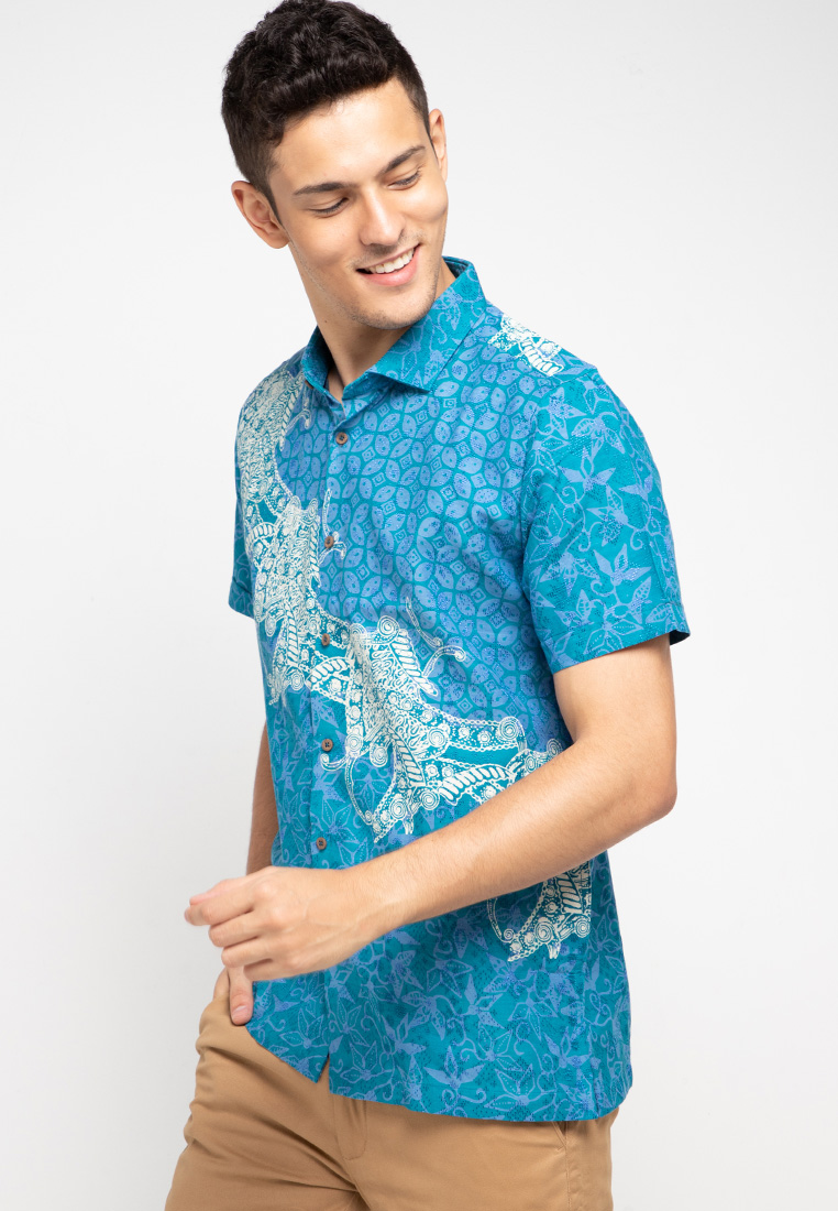 Manzone GITARJA-HANDMADE-BLUE Batik